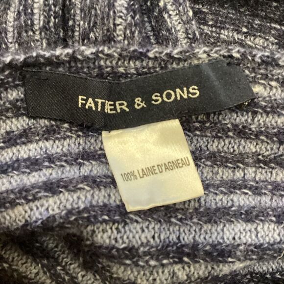 Father and Sons 100% Wool Scarf - Picture 7 of 9